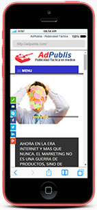 AdPublis en 

iPhone y Moviles - Mobile Web