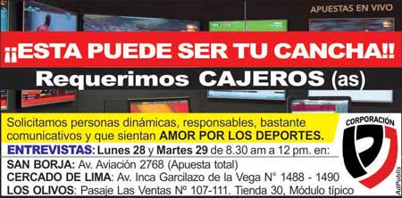 Apuesta Total buscaba Cajeros Apuesta Total buscaba Cajeros