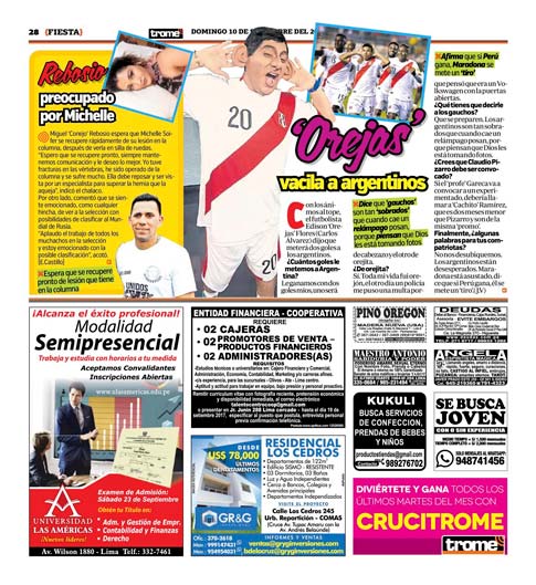 Pagina de TROME Inmobiliaria aviso medida 3x2 para GR&G - cierra Viernes