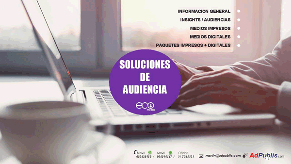 Soluciones de Audiencia Ecomedia presentado por AdPublis ideal para startups. Avisos Rotativos a Tarifa Plana Rotativos de Ecomedia El Comercio para Audiencia tanto en Trome El Comercio Peru21 Publimetro Depor como web enFacebook, Google Ads search + display, Instagram o PeruRed. Ideas de publicidad para CRECER